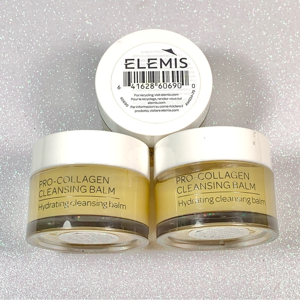 Elemis Pro Collagen Cleansing Balm BUNDLE OF 3 MINI SAMPLE SIZE NEW